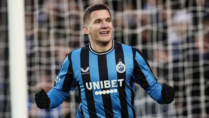 Club Brugge and Greece winger Christos Tzolis